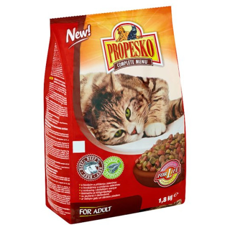 chi tiết Propesko granule kočka 1,8kg hovězí s zeleninou (6)