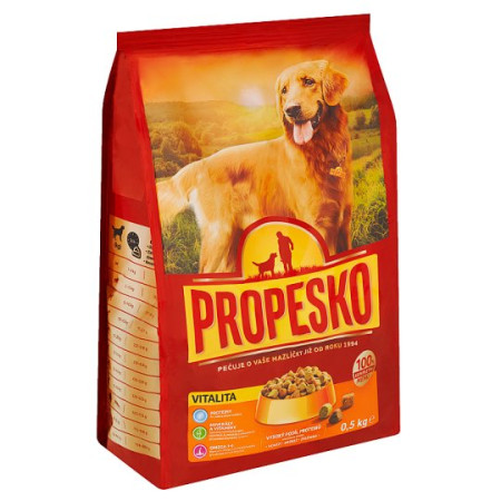 detail Propesko granule pes 0,5kg vitality