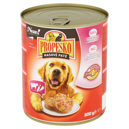 chi tiết Propesko pate pes 800g hovězí/zelenina (6)