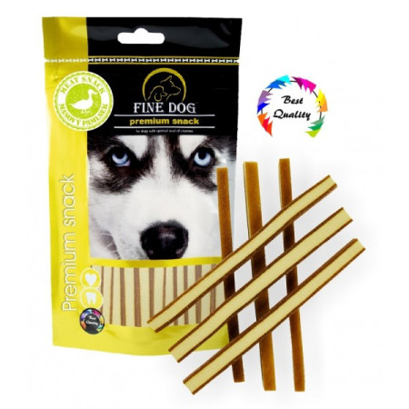 chi tiết Fine dog Doypack sandwich 80g - strips kachní