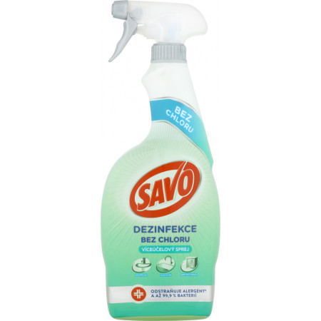 chi tiết SAVO 700ml sprej dezinfekce víceúčelový