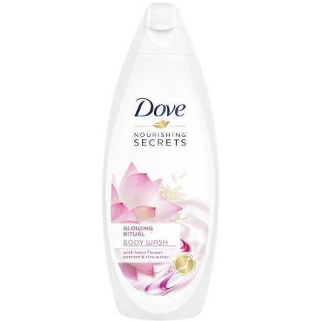 detail Dove sprchový gel 500ml Glowing Ritual