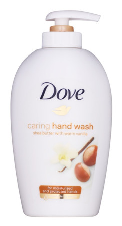 chi tiết Dove tekuté mýdlo 250ml sheabutter
