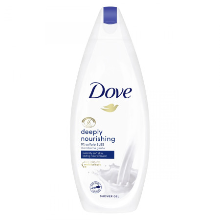 detail Dove sprchový gel 250ml Deeply nourishing/Reichhaltige Pflege