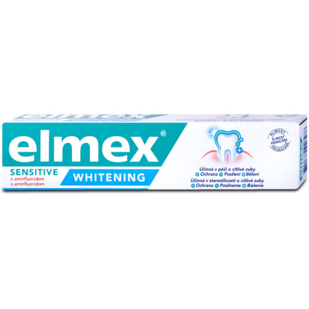 chi tiết Elmex zubní pasta 75ml Sensitive whitening (modrý)
