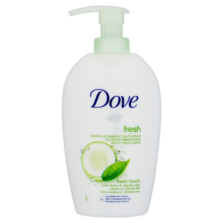 chi tiết Dove tekuté mýdlo 250ml cumcumber green tea