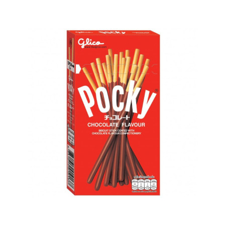 detail Glico Pocky tyčinky 49g chocolate (10)