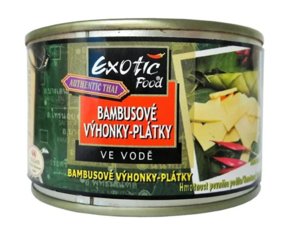 chi tiết Exotic Food bambusové výhonky - plátky 227g (24)