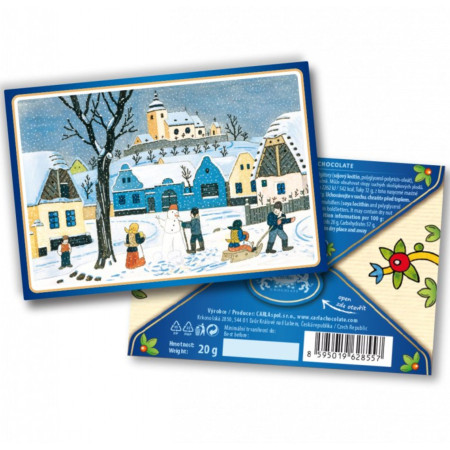 detail Carla 20g mléčná čokoláda - LADA Vánoce (15)