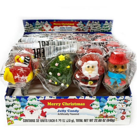chi tiết Merry Christmas Jelly Candy 20g A7 lízátko (32)