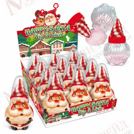 detail Happy Santa Dip a Lick lízatko s práškem 50g (12)