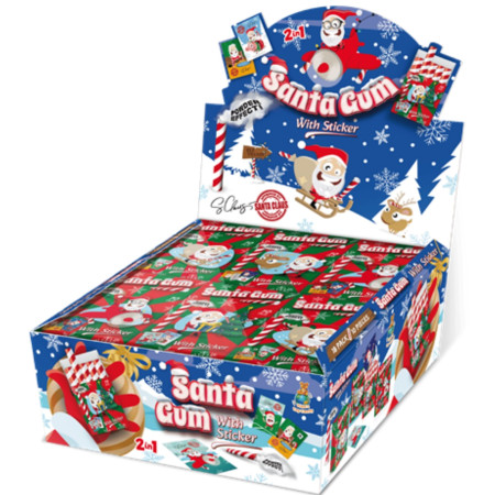 chi tiết Santa Gum With Sticker 35g žvýkačka s ovocnou příchutí (18)