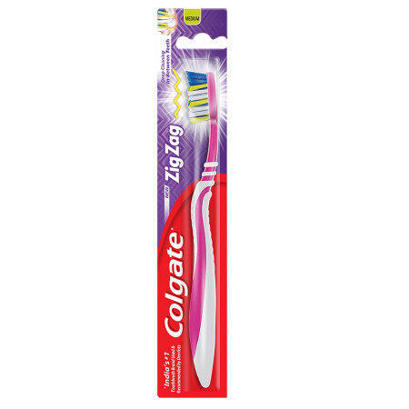 detail Colgate zubní kartáček 7ks ZigZag medium