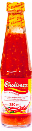 detail Cholimex Chilli omáčka s česnekem 245ml (12)