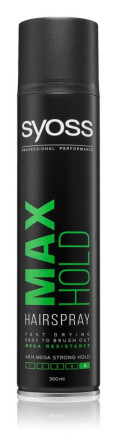 detail Syoss lak na vlasy 300ml Max Hold 5 (6)
