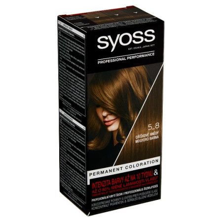 chi tiết Syoss barva na vlasy 50ml 5-8