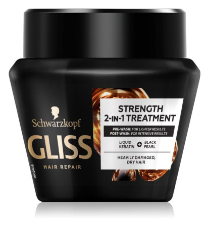chi tiết GlissKur 300ml maska na vlasy Strength 2-in-1 treatment (6)