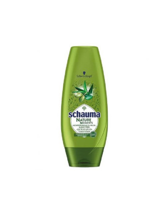 detail Schauma 200ml balzám nature moments olivy a aloe vera