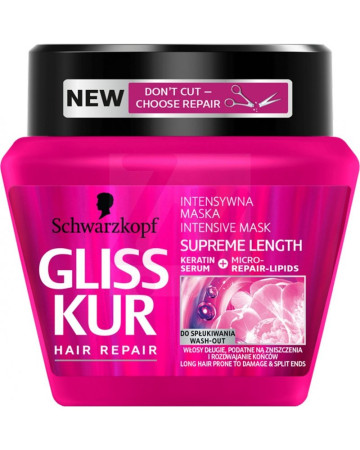 chi tiết GlissKur 300ml maska na vlasy Supreme Length (6)