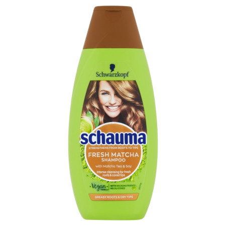 chi tiết Schauma 400ml šampon Fresh matcha / Balance Pflege