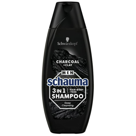 detail Schauma 400ml šampon CZ MEN Deep Cleansing with Charcoal (5)