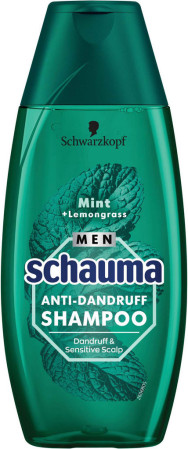 detail Schauma 250ml šampon anti dandruff, mint+lemongrass (6)