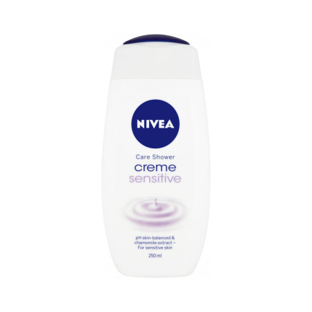 detail Nivea sprchový gel 250ml Creme Sensitive