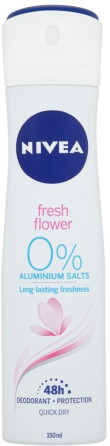 chi tiết Nivea deosprej 150ml Fresh Flower 0% alum.salts (6)