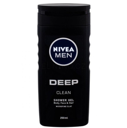 detail Nivea sprchový gel pánský 250ml Deep clean