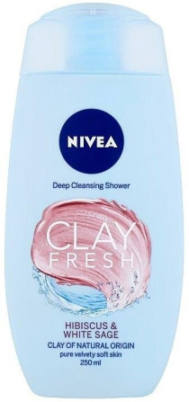 chi tiết Nivea sprchový gel 250ml Clay Fresh - Hibiscus