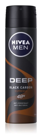 chi tiết Nivea deosprej 150ml MEN Deep black carbon espresso (6)