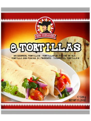 Don Fernando Tortilla 320g wraps 8ks pšeničné