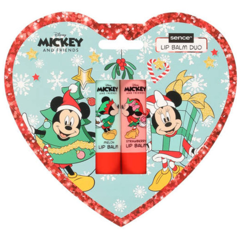 Disney Mickey Dárková kazeta balzám na rty 2x4,3g Srdce