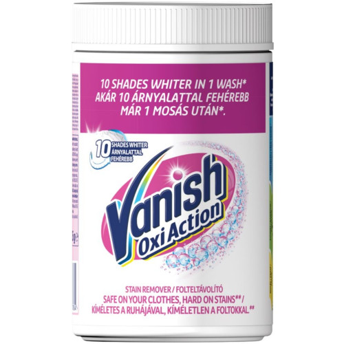Vanish Oxi Action 625g - White prášek odstraňovač bílý