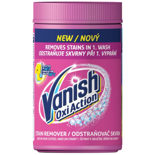 Vanish Oxi Action 625g - Pink prášek odstraňovač barevný