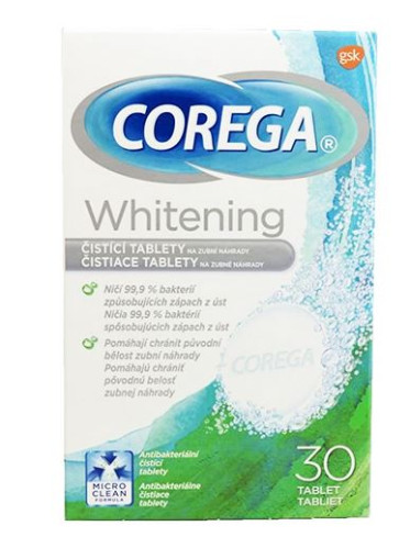 COREGA tablety 30ks Whitening