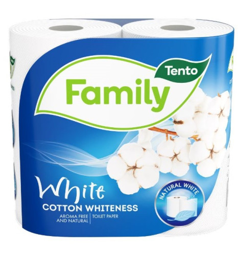TENTO toaletní papír 4role x 16ks Family white