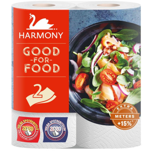 Harmony kuchyňské utěrky GOOD FOR FOOD SALAT 1ks (bal/15ks)