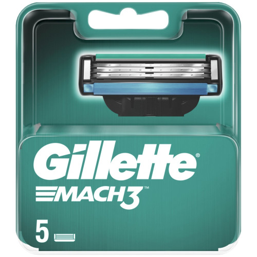 Gillette mach3 náhradní hlavice 5ks