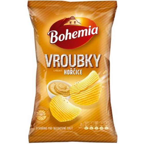 Bohemia chips 120g vroubky hořčice (18)