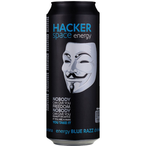 Hacker 500ml blue