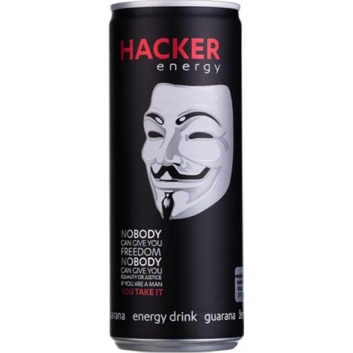 Hacker energy 250ml original (červený)