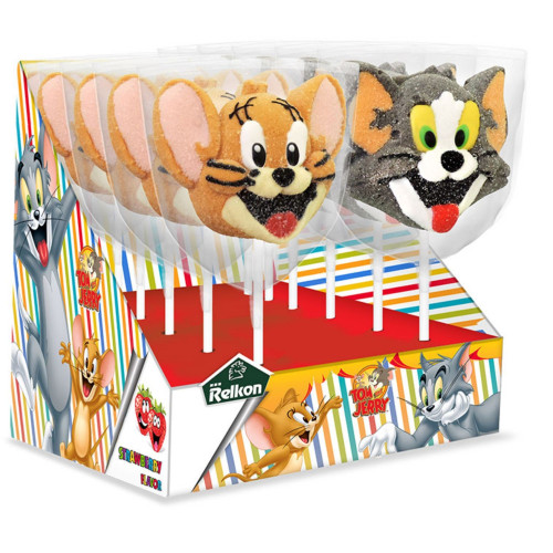 Relkon Marshmallow Lollipop 45g lízátko - Tom a Jerry (12)