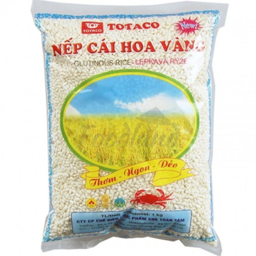 TOTACO Lepkavá rýže 1kg (NEP CAI HOA VANG)