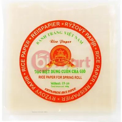 Rýžový papír AU-A FOODS na smažené závitky 22cm 400g - Cuon cha gio (50)