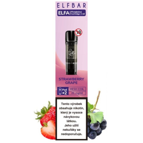 EC - Elfa Pod 2X2ML Strawberry Grape (10)