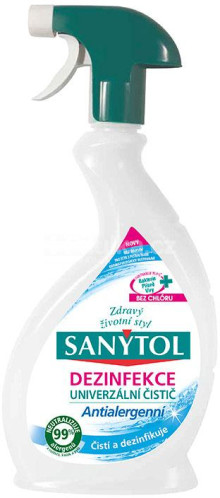 Sanytol 500ml dezinfekce sprej čistič Antialergen