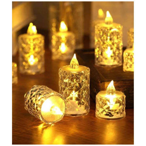 Elektrické svíčky Smokeless Candles (TM3333-7) - 6 x 3,5cm Nen Dien (bal/24ks)