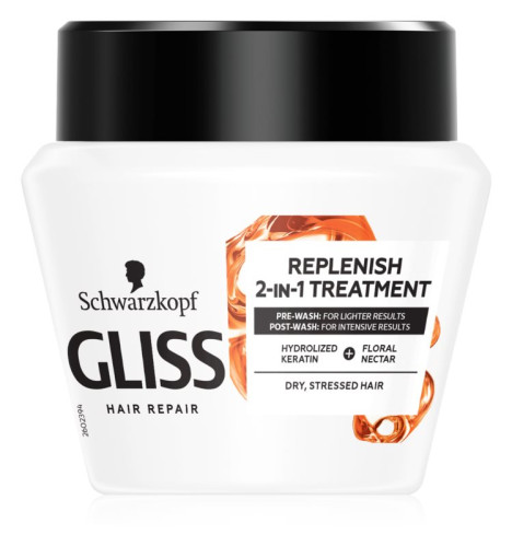 GlissKur 300ml maska na vlasy Replenish 2in1 treatment