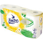 náhled Linteo toaletní papír 3vrstvy 8role 20m Heřmánek (5)
